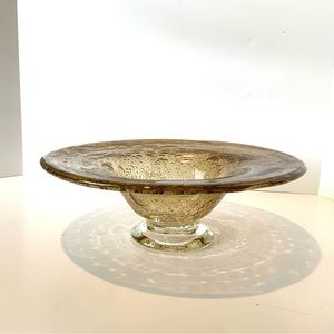Angelo Rossi hand blown glass bowl